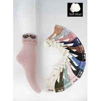 Женские шерстяные носки 36-40 (12 шт/уп) TM.Katamino (80% шерсти)