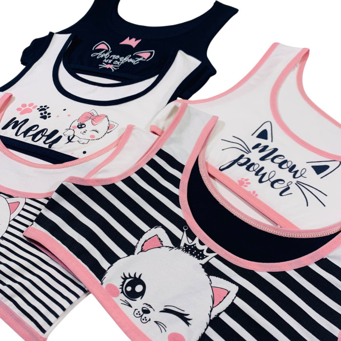 Топик подростковый  8-9 лет (5шт/уп ТМ Nicoletta