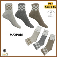 Махрові шкарпетки дитячі 5-6 років ТМ Belino (6 шт/уп)