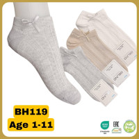 Шкарпетки бавовняні 9-10 років для дівчаток ТМ Belino (6 шт/уп) сітка