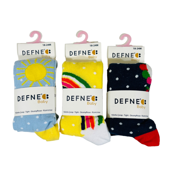 Колготки для новорожденных 0-6 мес ТМ Defne (3 шт/уп)