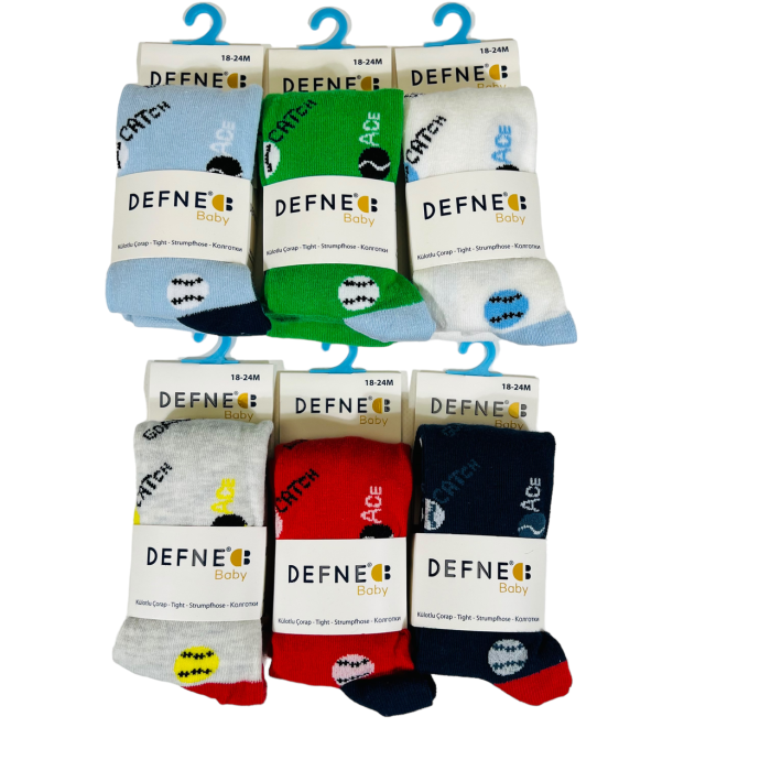 Колготки для немовлят 0-6 міс ТМ Defne (6 шт/уп)